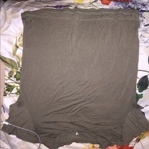 Cute Olive Silk Shirt